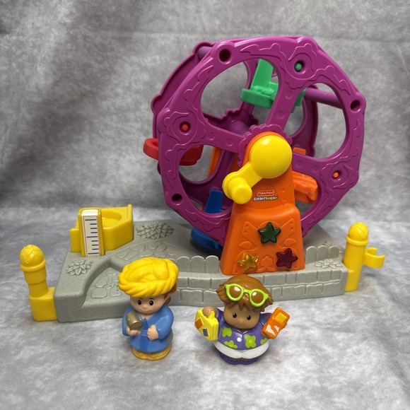 Fisher-Price Other - Fisher Price Little‎ People Carnival Musical Ferris Wheel 2003 Lights Sound Work